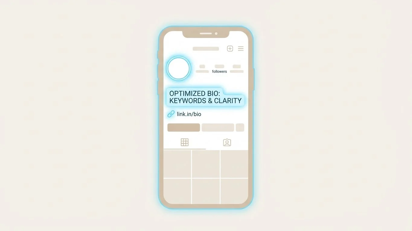 Add keywords to your name and bio