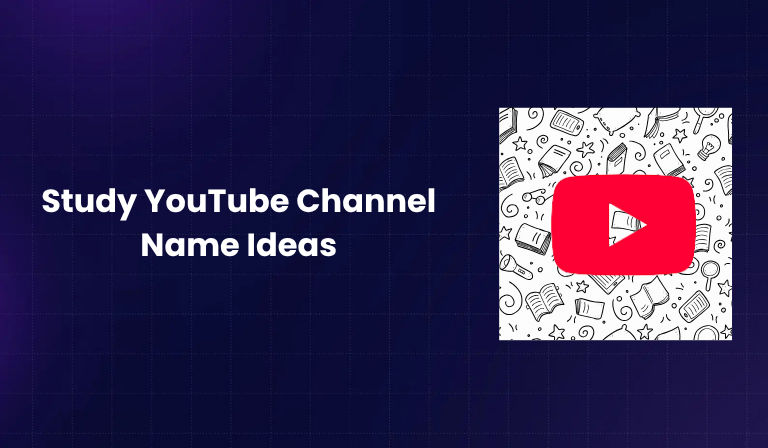 Study YouTube Channel Name Ideas