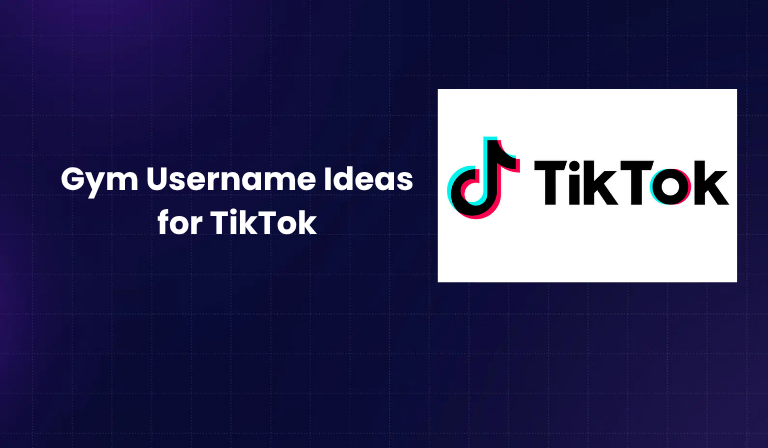 Gym Username Ideas for TikTok
