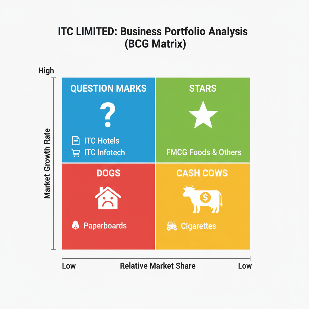 BCG Matrix of ITC