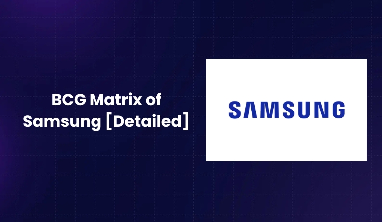 BCG Matrix of Samsung [Detailed]
