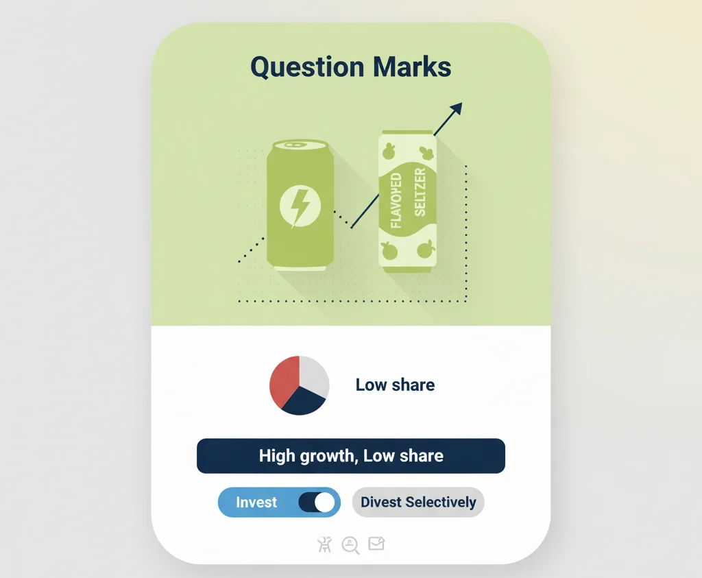 Coca-Cola in the Question Marks Quadrant