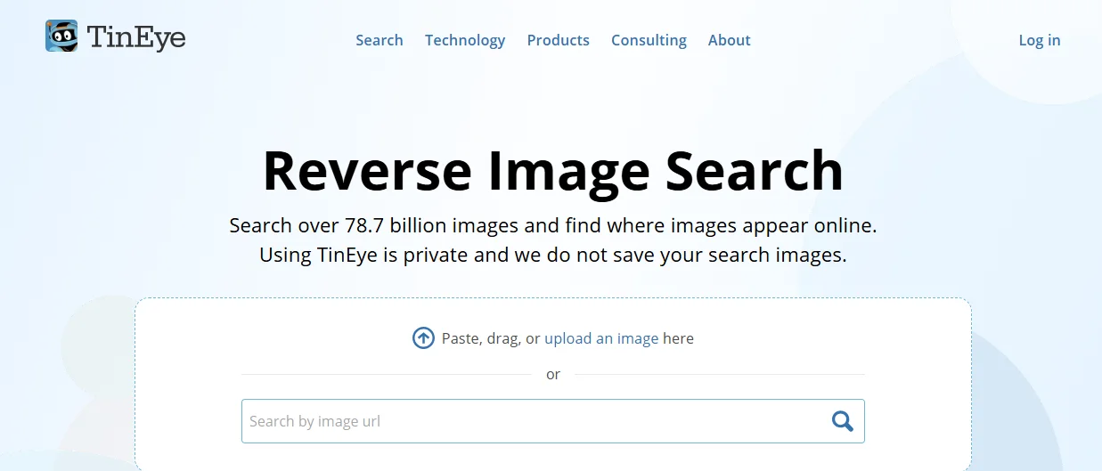 TinEye Reverse Image Search Engine
