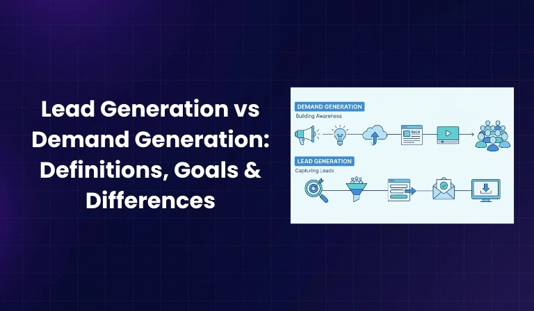 Lead Generation vs Demand Generation Definitions, Goals & Differences