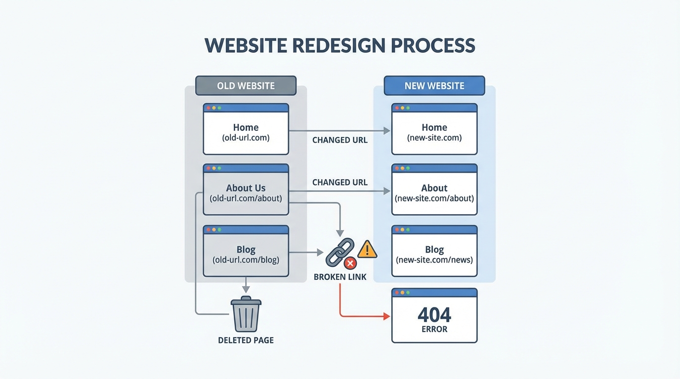 Common Causes of Broken Internal Links