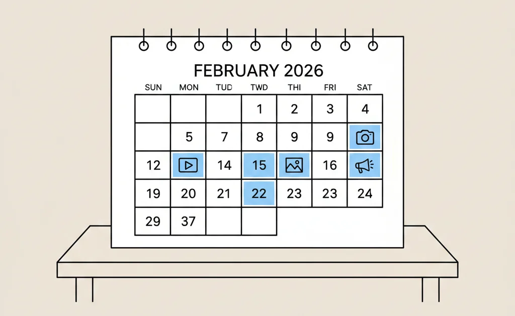 Develop a Content Calendar