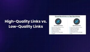 High-Quality Links vs. Low-Quality Links